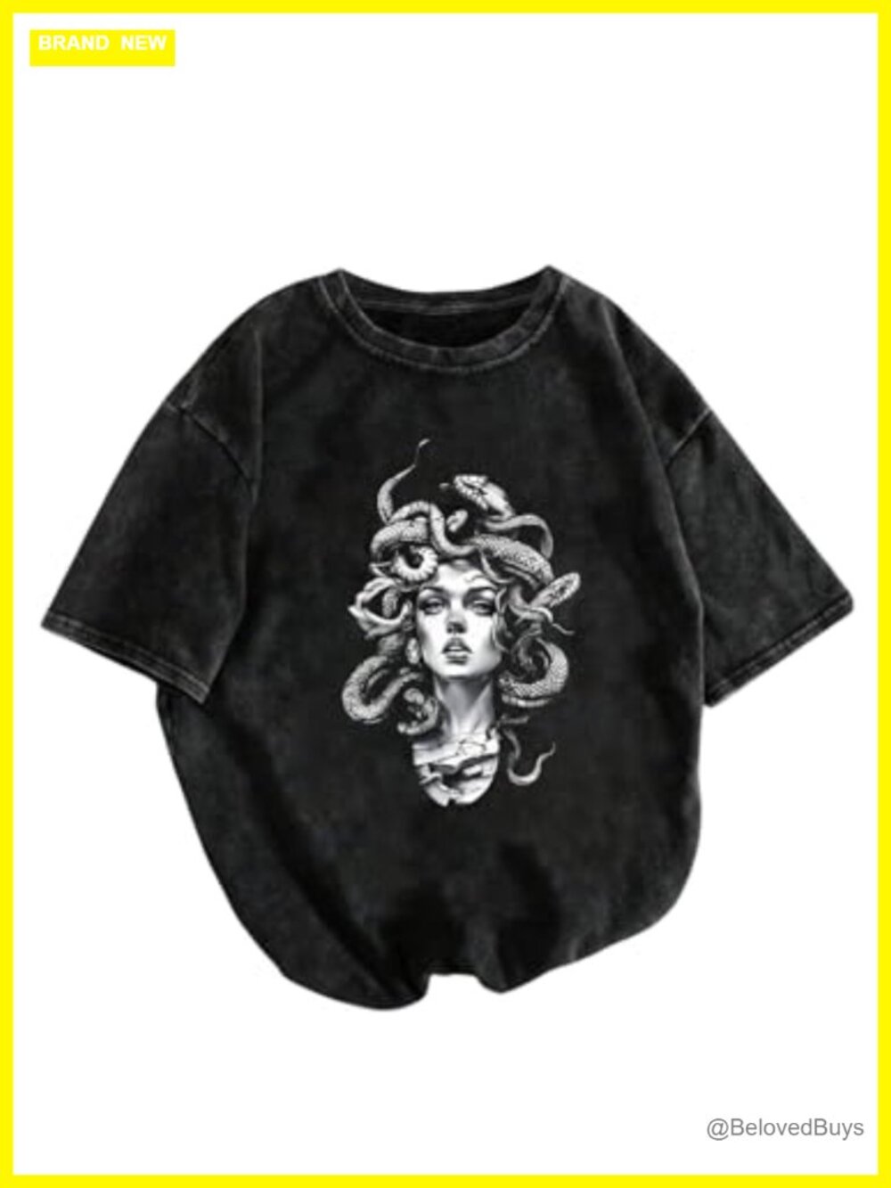 Women's Graphic T-Shirt Drop Shoulder Crew Neck Short Sleeve Summer Top